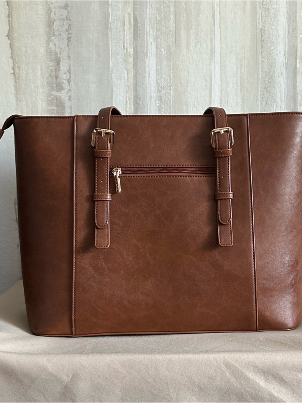 Lovevook Classic Brown Tote Bag - Picture 5 of 8